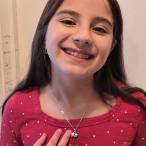 Ballerina charm necklace