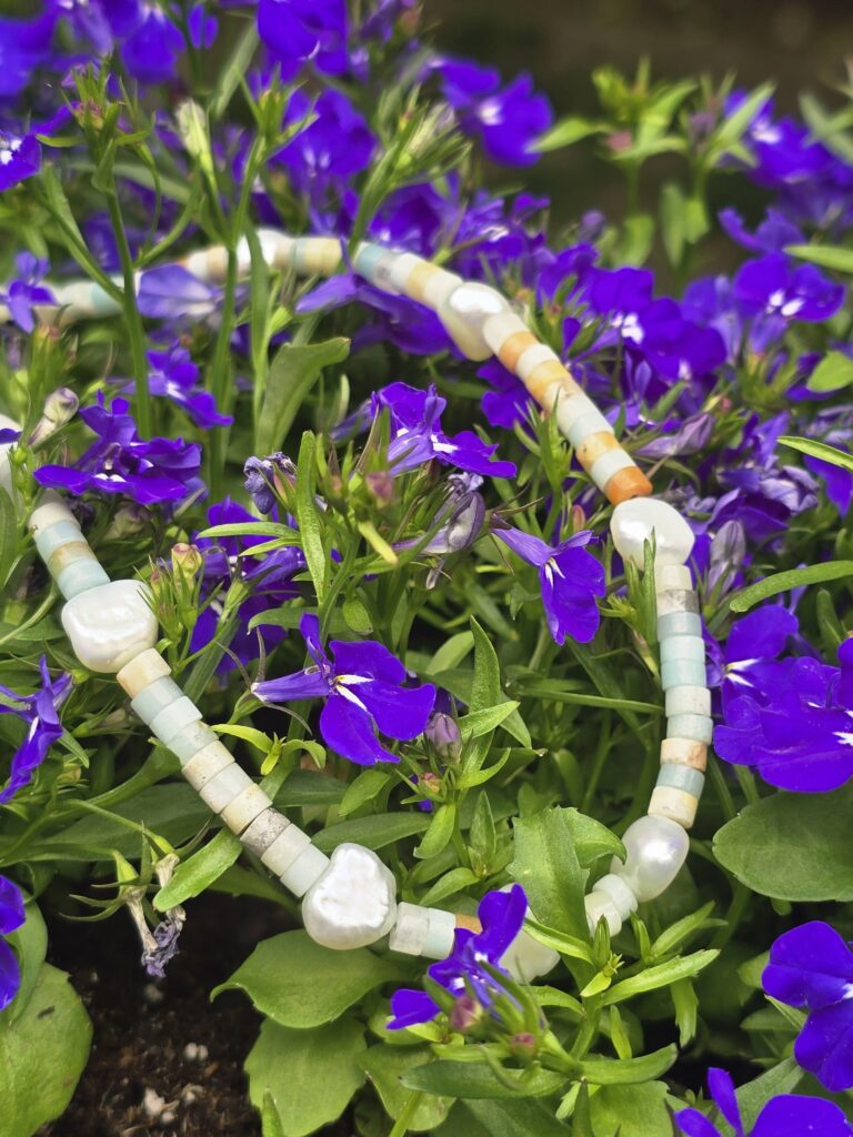 Amazonite and Freshwater Pearl Necklace