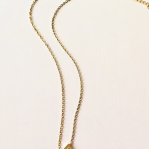 Musical Note Stainless Steel Charm Necklace