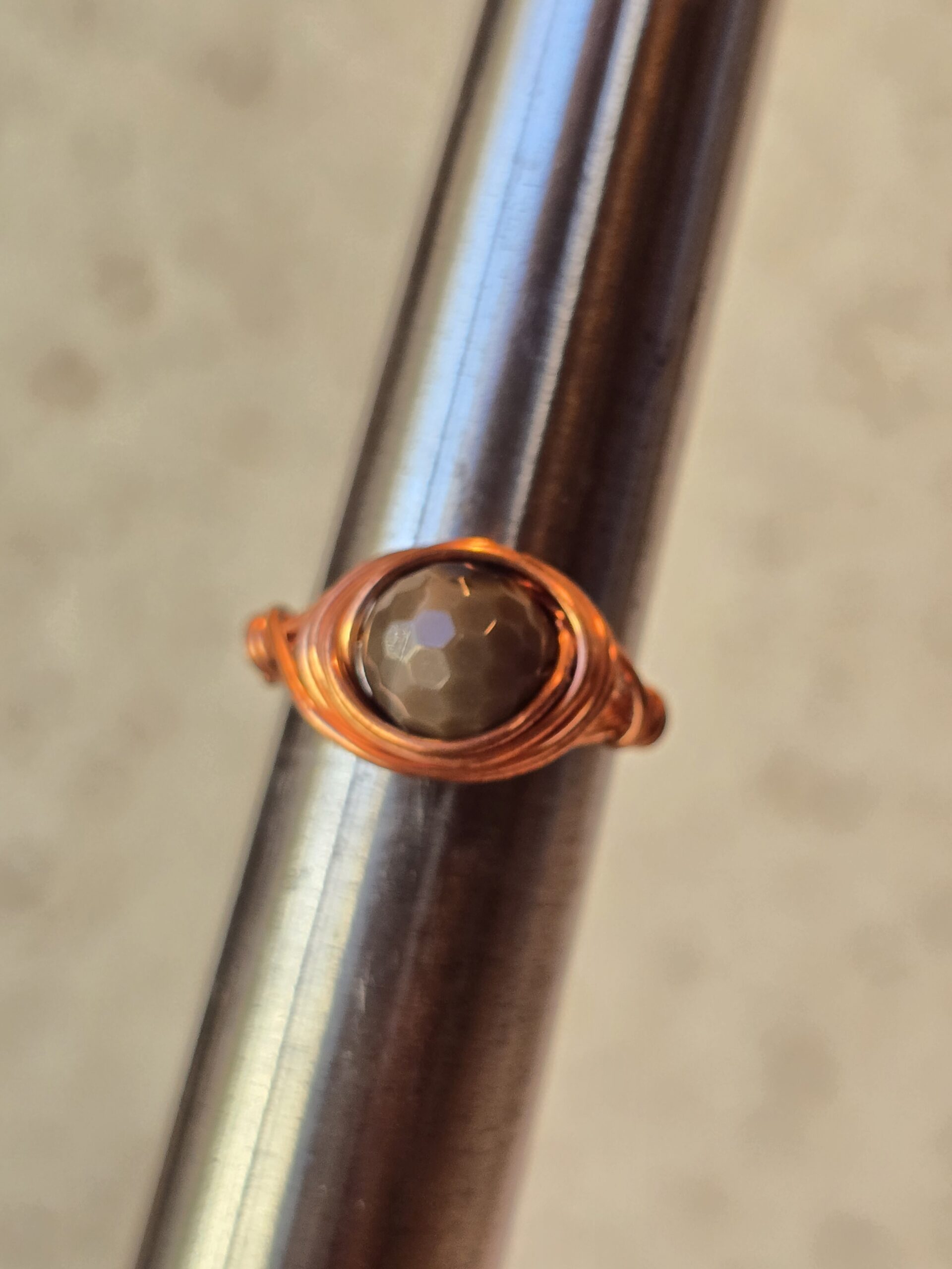 Petrified Wood Solitaire Ring - Image 2