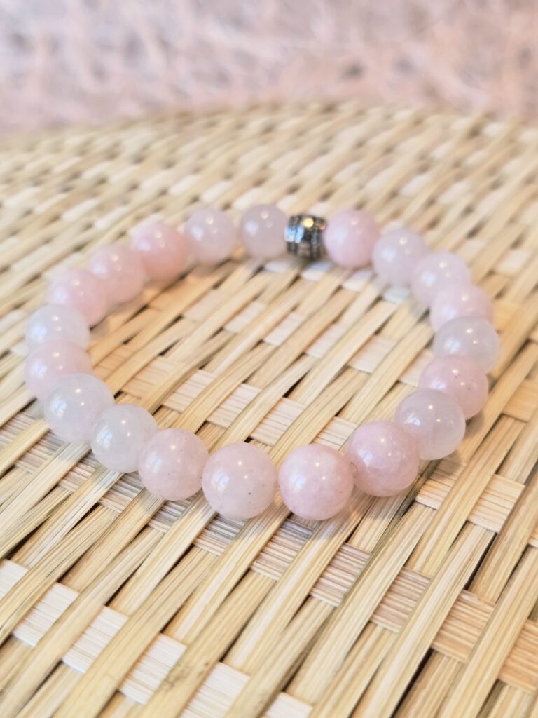 Rose Quartz stretch bracelet